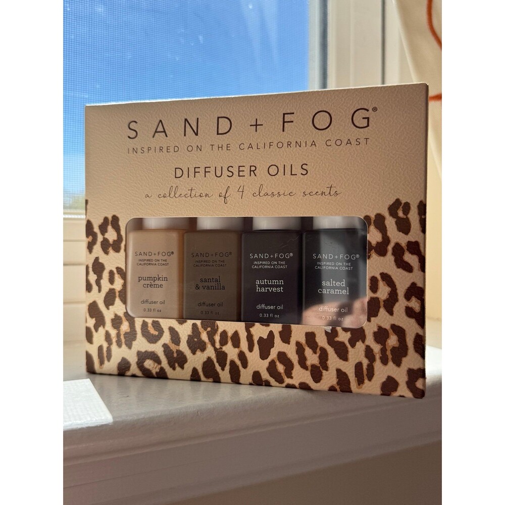 Sand + Fog Diffuser oils - Pumpkin Creme, Santal Vanilla, Autumn harvest,Caramel